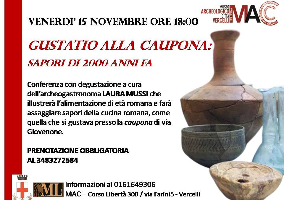 Gustatio alla caupona, sapori di 2000 anni fa.