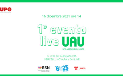 1° Evento UAU “ad aule unificate” il 16 dicembre 2021 per gli studenti UPO
