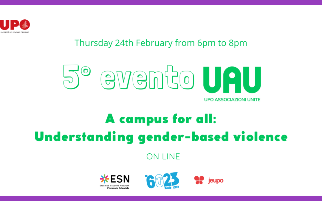 5° evento UAU – A campus for all: Understanding gender-based violence
