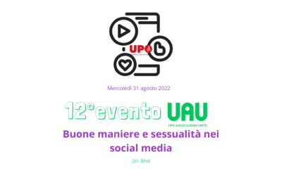 12° evento UAU: Buone maniere e sessualità nei Social Media