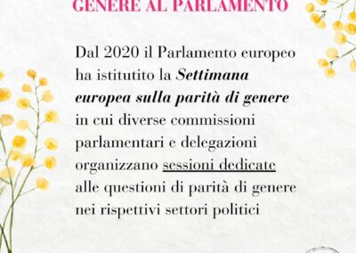 festa delle donne, azioni dell'Europa