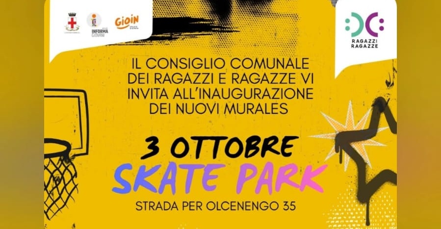 Skate Park Vercelli 3 ottobre 2026