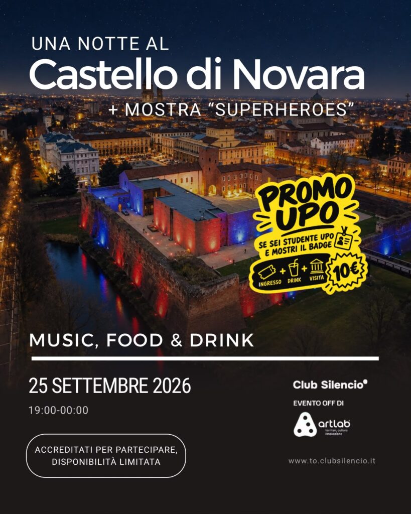 Club Silencio Una notte al Castello di Novara